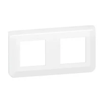Рамка модуля 2x2 горизонтальна MOSAIC NEW 277804L білий Legrand