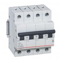 Автоматичний вимикач RX3 4,5кА 6А 4 полюси тип C 419738 Legrand