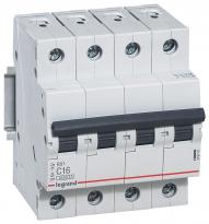 Автоматичний вимикач RX3 4,5кА 16А 4 полюси тип C 419741 Legrand