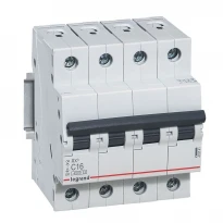 Защитный автомат RX3 4,5кА 32А 4 полюса тип C 419744 Legrand