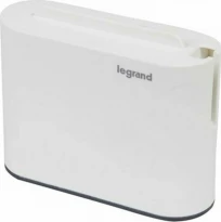 Блок кутовий на 2 бічні розетки 6А з USB A+C білий/сірий 49401 Legrand
