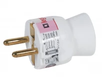 Вилка электромонтажная 2К+З 50187 Legrand