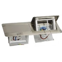 Выдвижной розеточный блок на 6 модулей DLP 54022 нержавеющая сталь Legrand