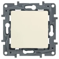 Механизм выключателя 1-клавишного слоновая кость 672301 Legrand Etika