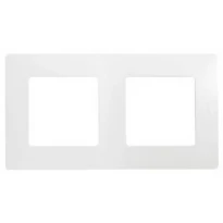 Рамка 2 пости біла 672502 Legrand Etika