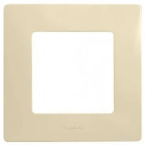 Рамка 1 пост IP44 слонова кістка 672560 Legrand Etika