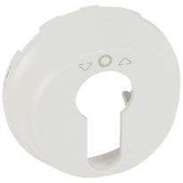 Накладка вимикача Celiane з ключем 3-х позиційного біла 68157 Legrand