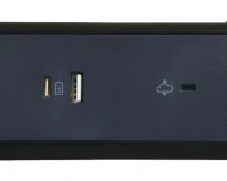 Подовжувач переносний на 3 розетки 16A з USB A+C з УЗІП кабель 1,5м чорний преміум 694512 Legrand