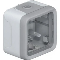 Коробка для накладного монтажу 1-постова сіра 69651 IP55 IK07 Legrand Plexo