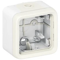 Коробка для накладного монтажу 1-постова біла 69689 IP55 IK07 Legrand Plexo