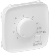 Лицьова панель термостата для теплої підлоги з датчиком біла 755325 Legrand Valena Allure