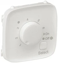 Лицьова панель термостата для теплої підлоги з датчиком перламутр 755329 Legrand Valena Allure