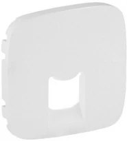 Лицьова панель телефонної/комп'ютерної RJ11/RJ45 розетки біла 755415 Legrand Valena Allure