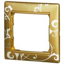 Рамка 1 пост золото барокко Legrand Valena 770020