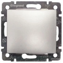 Механизм проходного 1-клавишного переключателя алюминий 770106 Legrand Valena