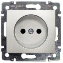 Механизм розетки (2К) 16А алюминий 770116 Legrand Valena