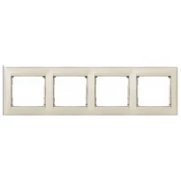 Рамка 4 поста жемчужный Legrand Valena 770484