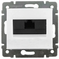 Механізм розетки комп'ютерної RJ45 категорії 5e UTP білий 774230 Legrand Valena
