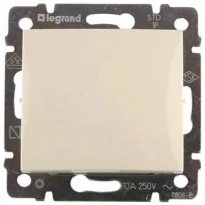 Механизм проходного 1-клавишного переключателя слоновая кость 774306 Legrand Valena