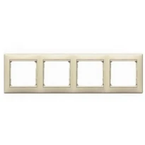 Рамка 4 поста слоновая кость Legrand Valena 774354