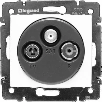 Механизм розетки TV-FM-SAT конечной 2400МГц 14dB белый 774436 Legrand Valena