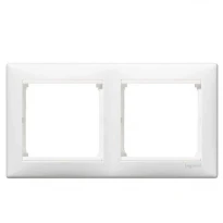 Рамка 2 поста белый Legrand Valena 774452