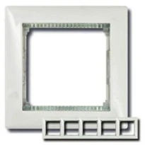 Рамка 5 постов белый/кристалл Legrand Valena 774465