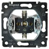 Механизм розетки 2К+З немецкий стандарт без шторок Legrand Galea Life 775921