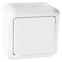 Проходной выключатель 1-клавишный IP44 белая 782363 Legrand Forix (Quteo)