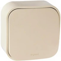 Проходной выключатель 1-клавишный слоновая кость 782434 Legrand Forix (Quteo)