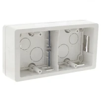 Коробка для накладного монтажу 2 пости біла 80242 Legrand Celiane