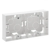 Коробка накладного монтажа 2 постовая 863198 белый Niloe Step Legrand
