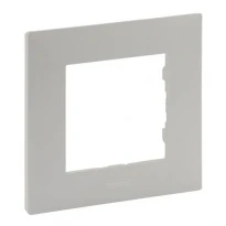 Рамка 1 постовая 863691 жемчужный Niloe Step Legrand