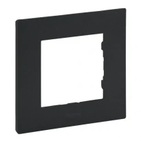 Рамка 1 постовая 863791 антрацит Niloe Step Legrand