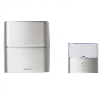 Беспроводной звонок премиум 94271 30 мелодий + MP3 200м алюминий Legrand