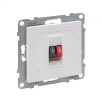 Розетка аудіо для колонок білий 721192 Suno Legrand