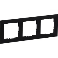 Рамка 3-постовая IP20 IK04 Черный 721523 SUNO LEGRAND
