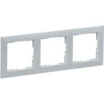 Рамка 3-постовая IP20 IK04 Алюминий 721513 SUNO LEGRAND