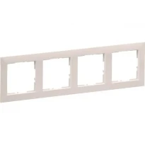 Рамка 4-постовая IP20 IK04 Песочный 721534 SUNO LEGRAND