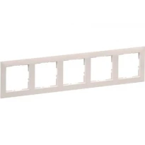 Рамка 5-постовая IP20 IK04 Песочный 721535 SUNO LEGRAND
