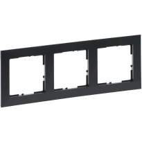 Рамка 3-постовая IP20 IK04 Графит 721553 SUNO LEGRAND