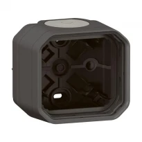 Коробка накладная 1-постовая Антрацит 069601L PLEXO LEGRAND