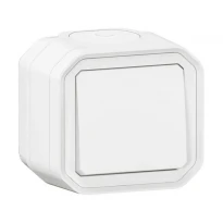 Перемикач 10А накладний Білий IP55 IK08 069751L PLEXO LEGRAND