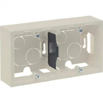 Коробка накладного монтажа 2 поста Слоновая кость IP2X IK02 721295 SUNO LEGRAND