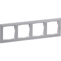 Рамка 4-постовая IP20 IK04 Серый 721544 SUNO LEGRAND