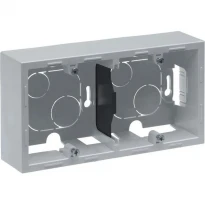 Коробка накладного монтажа 2 поста Алюминий IP2X IK02 721395 SUNO LEGRAND