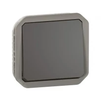 Перемикач 10А механізм Антрацит IP55 IK08 069801L PLEXO LEGRAND