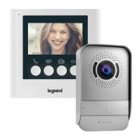 Відеодомофон із кольоровим дисплеєм 4,3'' білий 95° 369110 Legrand