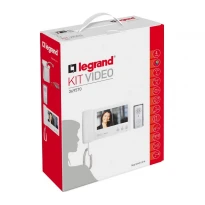 Комплект відеодомофона 7'' із трубкою білий 80° 369570 Legrand