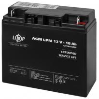 Аккумулятор AGM LPM 12V 18Ah для Mercedes 10753 LogicPower